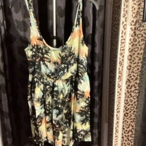 Cute “Paradise” Romper with Palm Trees